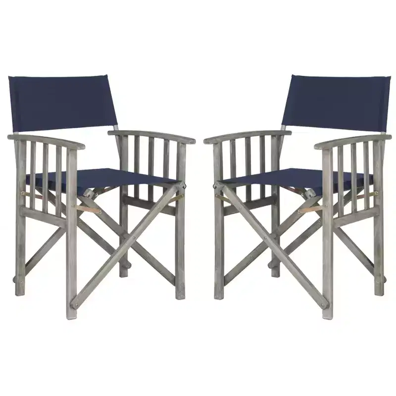 Laguna Director Chair Indoor/Outdoor (Set of 2) - PAT7004 - Safavieh