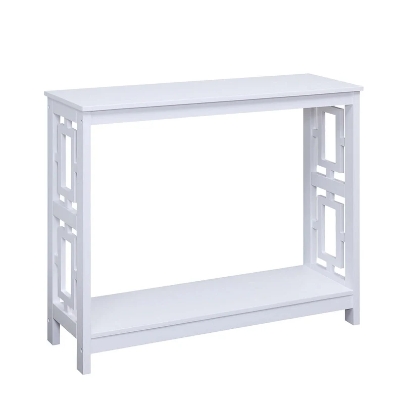 Console Table with Shelf