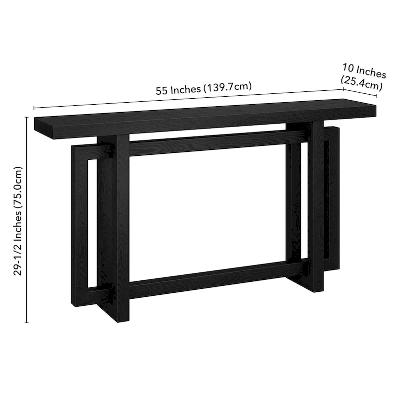 Breslow 55 Wide Rectangular Console Table - 55 Wide