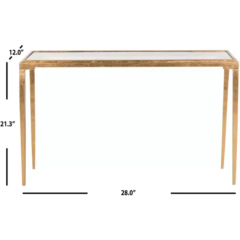 Coffee Table - FOX2580A - Gold/Clear
