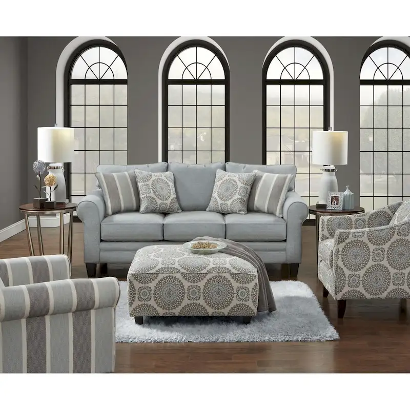 Lifes a Beach Mist Accent Chair