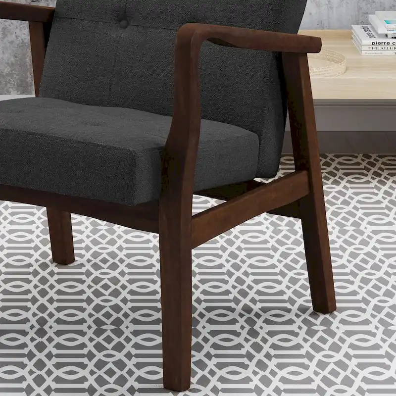 Brayden Mid-century Fabric Club Chair by Christopher Knight Home