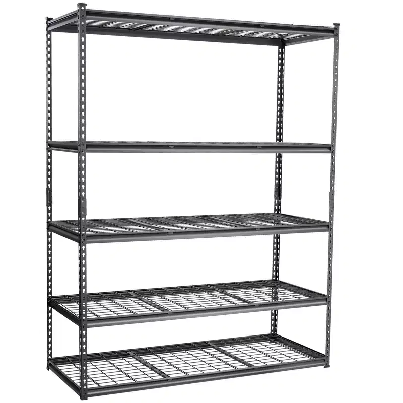 VEVOR Storage Shelving Unit, 5-Tier Adjustable, 2000 lbs Capacity, Heavy Duty Garage Shelves Metal Organizer Wire Rack