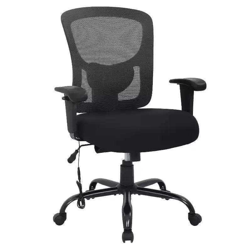 BestMassage Ergonomic Big and Tall Office Chair 400lbs Mesh Desk Chair for Heavy People