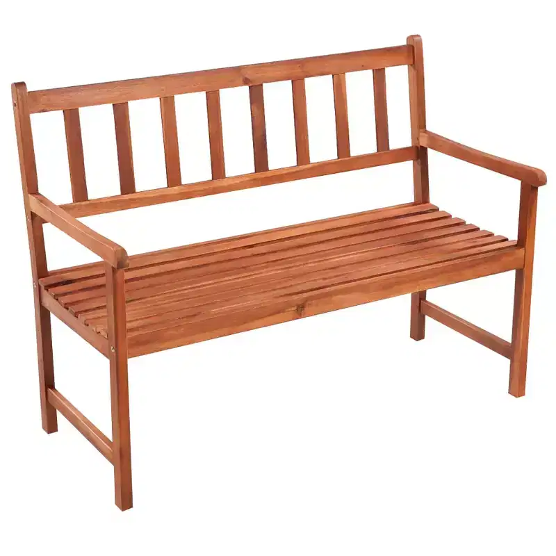 Patio Bench Bright Green Solid Acacia Wood 47.2 inches Durable