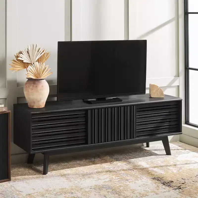 3 Door Media Stand