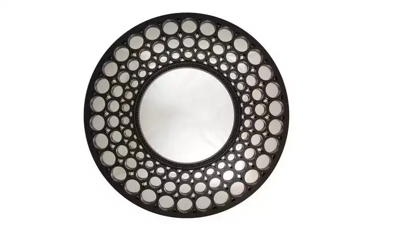 Black Round Orb Wall Mirror – Single, 24.75