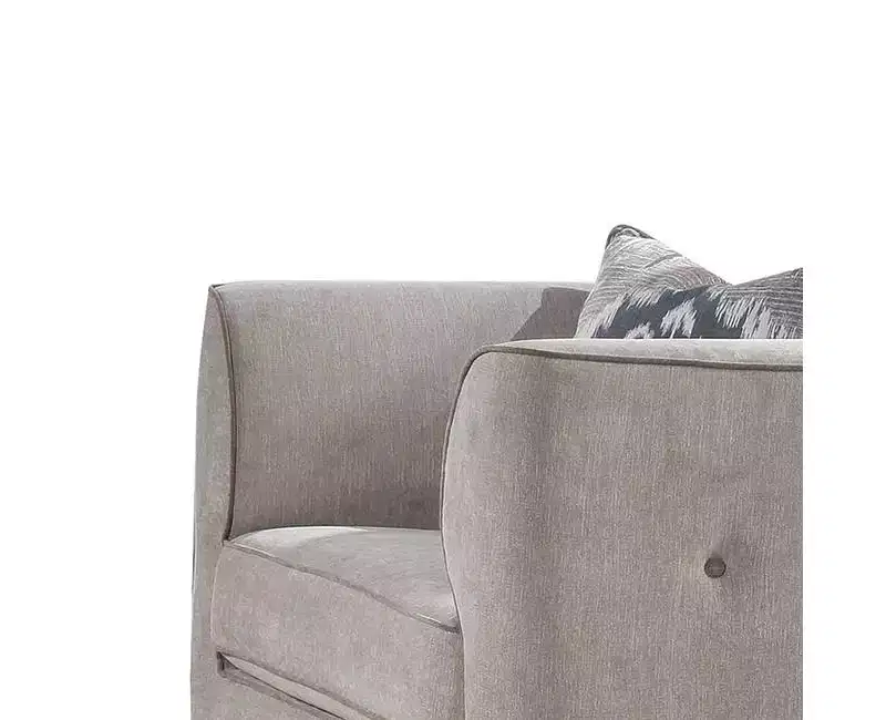 36" Cyndi Sofa Tan Velvet