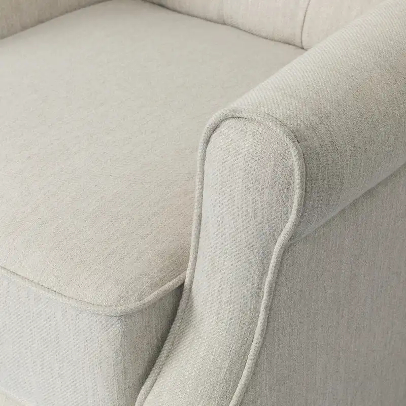 Push Back Recliner with Wingback, Modern and cozy recliner chair