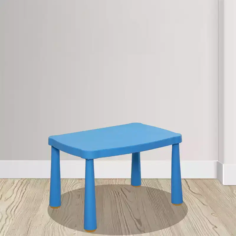 CLIHOME High Quality Plastic Children Activity Rectangular Table,Suitable for School,Home Kids Table