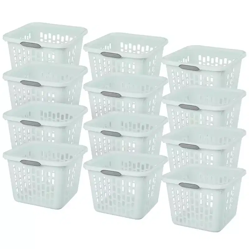 Sterilite Laundry Basket, Plastic Hamper with Handles