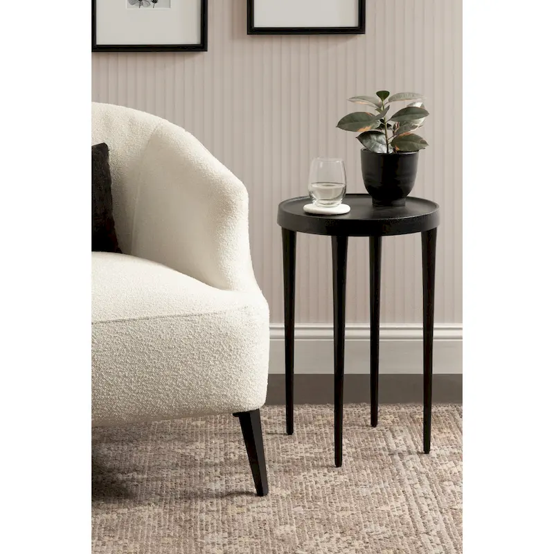 Kate and Laurel Rava Metal Drink Table