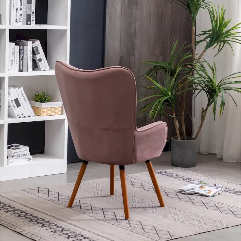 Carson Carrington Arvika Button-tufted High-back Velvet Accent Chair