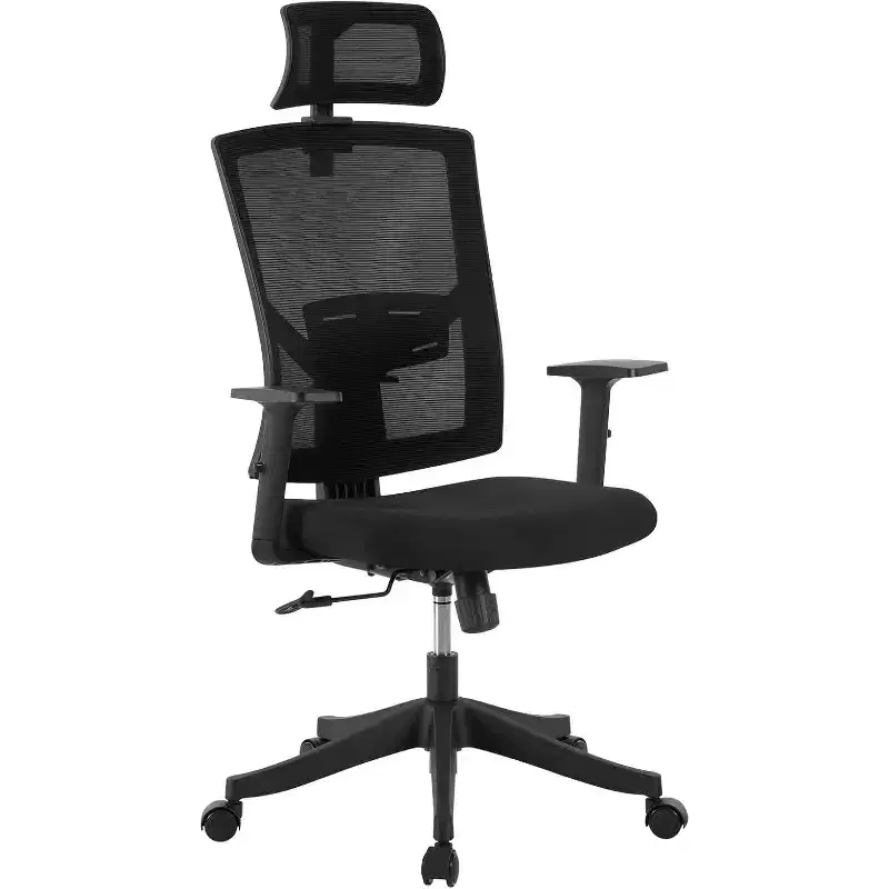 Ergonomic Office Chair ,Adjustable Mesh Desk Chair with Lumbar Support, Swivel Executive Chair on Rolling Wheels for Home, Office, Gaming
