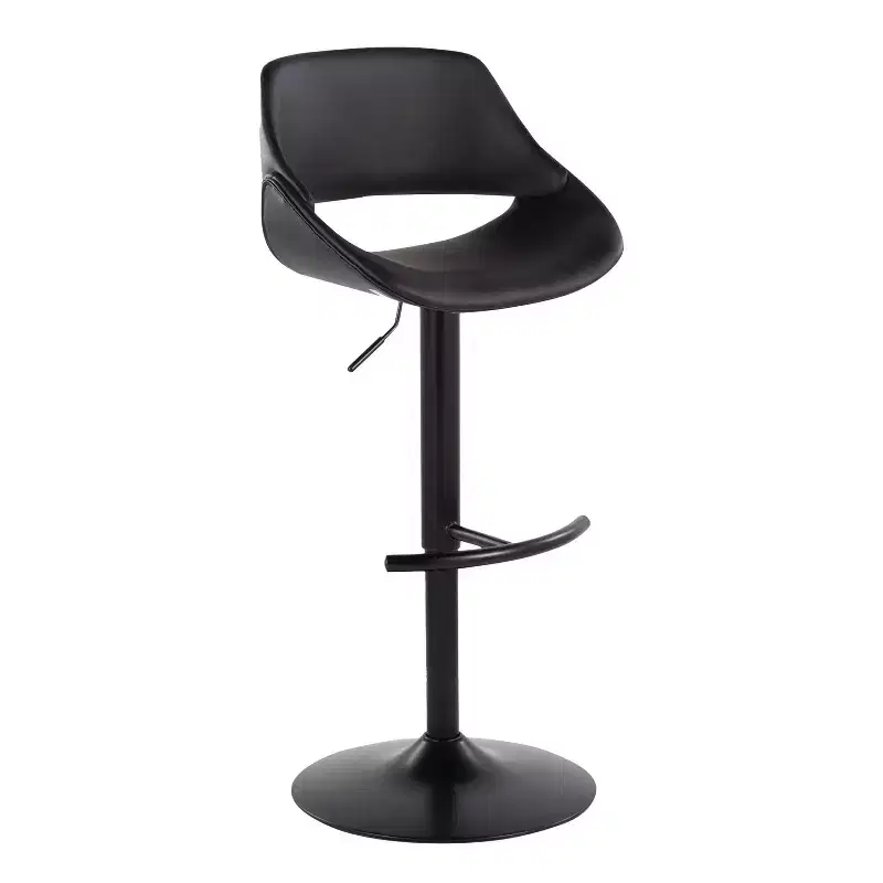 LumiSource Set of 2 Fabrico Adjustable Barstools PU