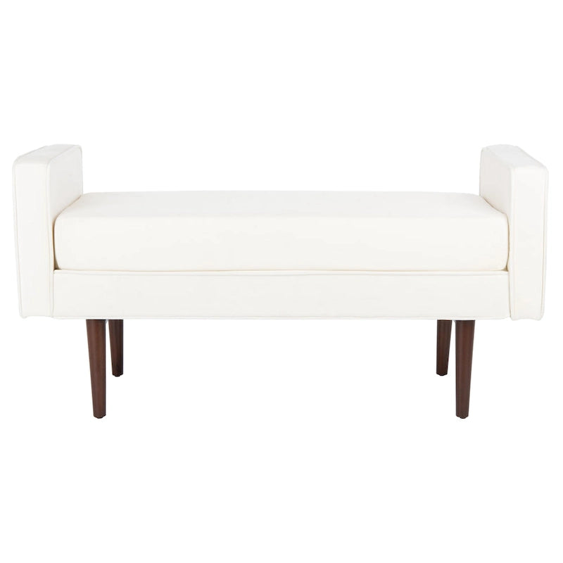 Mid-Century Modern 25-inch Bench - 49 W x 18 L x 25 H - 49Wx18Dx25H