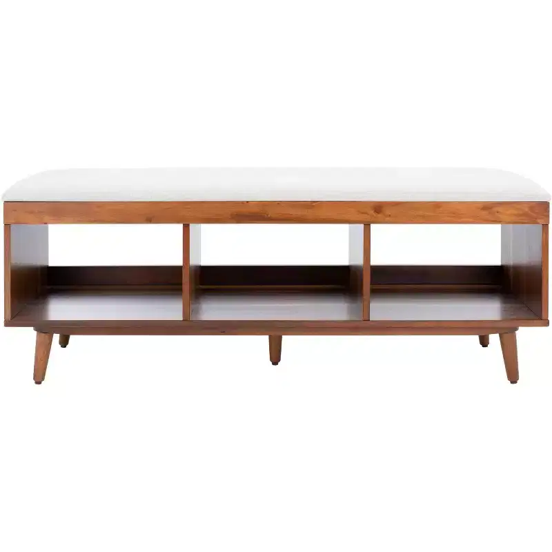 Cricket Open Shelf Bench With Cushion - BCH5000 - Safavieh