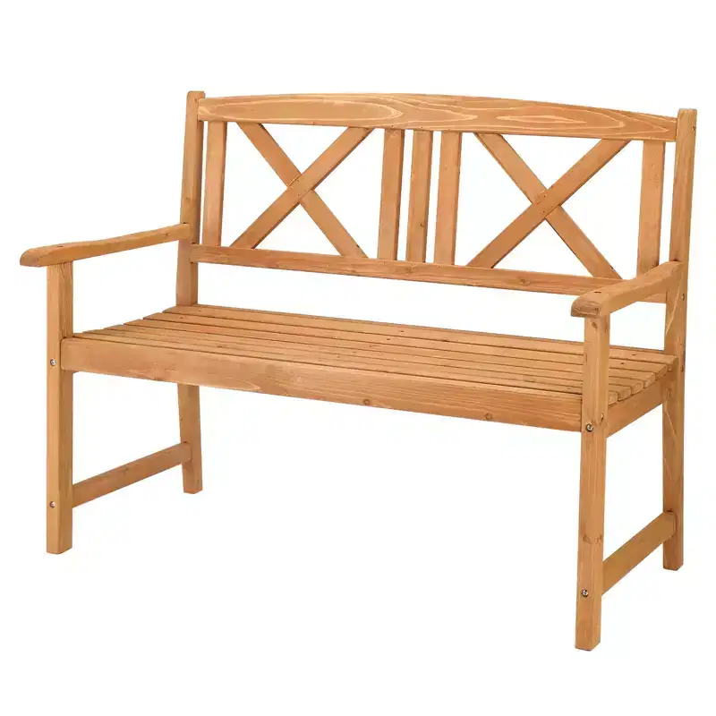 Karl Home | 46 in. Fir Wood Outdoor Bench
