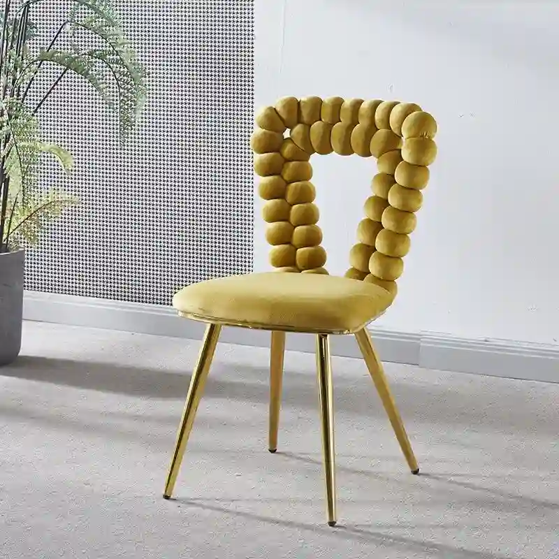 22.04 Accent Chairs with Iron Legs (Set of 2)