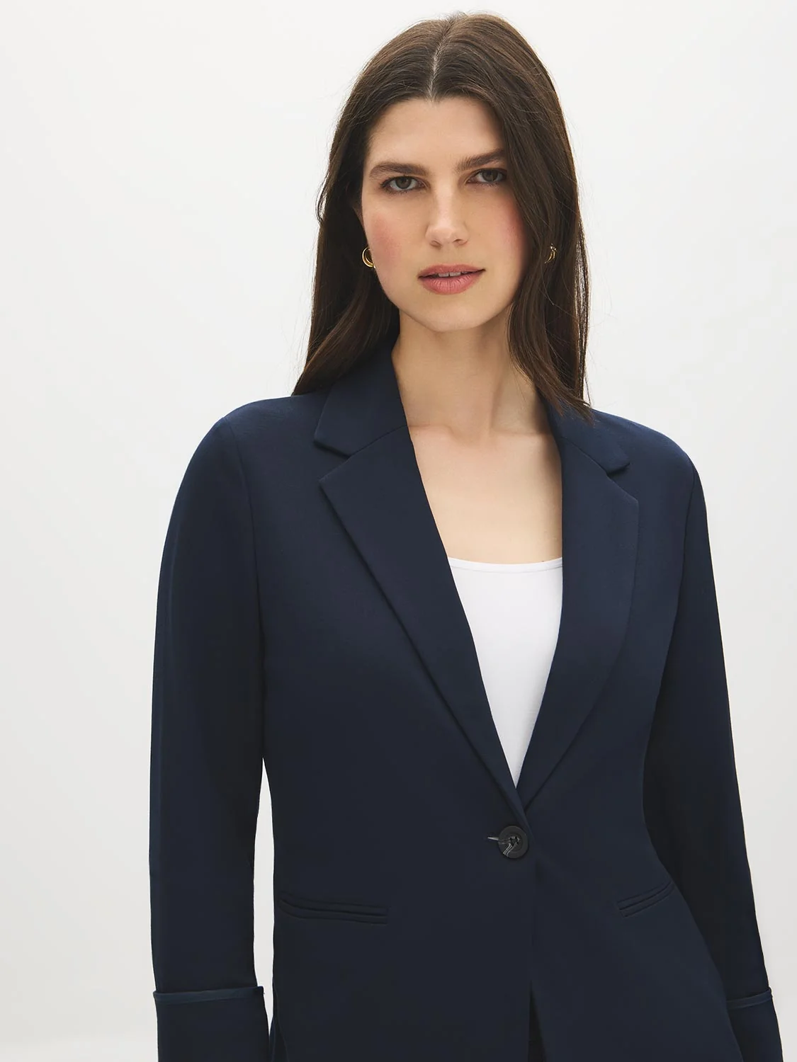 Cuffed Sleeve Blazer