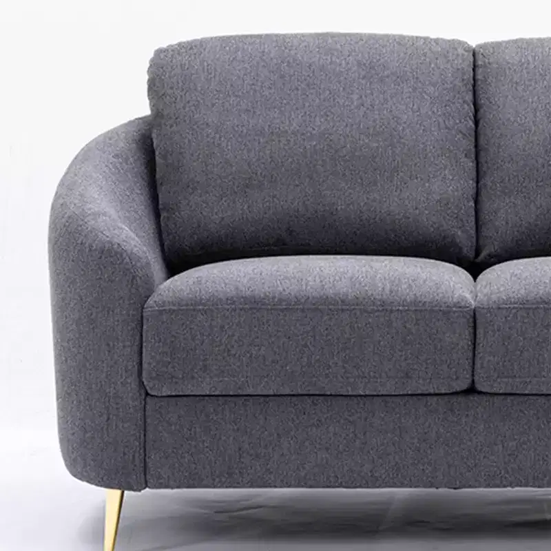 60" Sofa Gray Linen