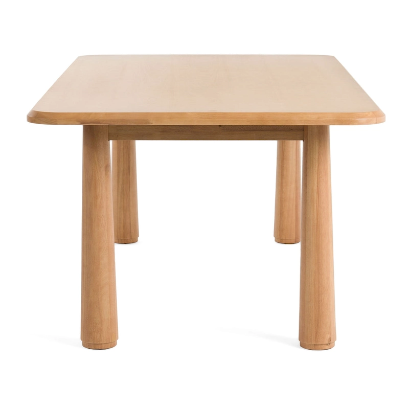 Modrest Rhea Modern 87 Natural Acacia Rectangular Dining Table - Beige