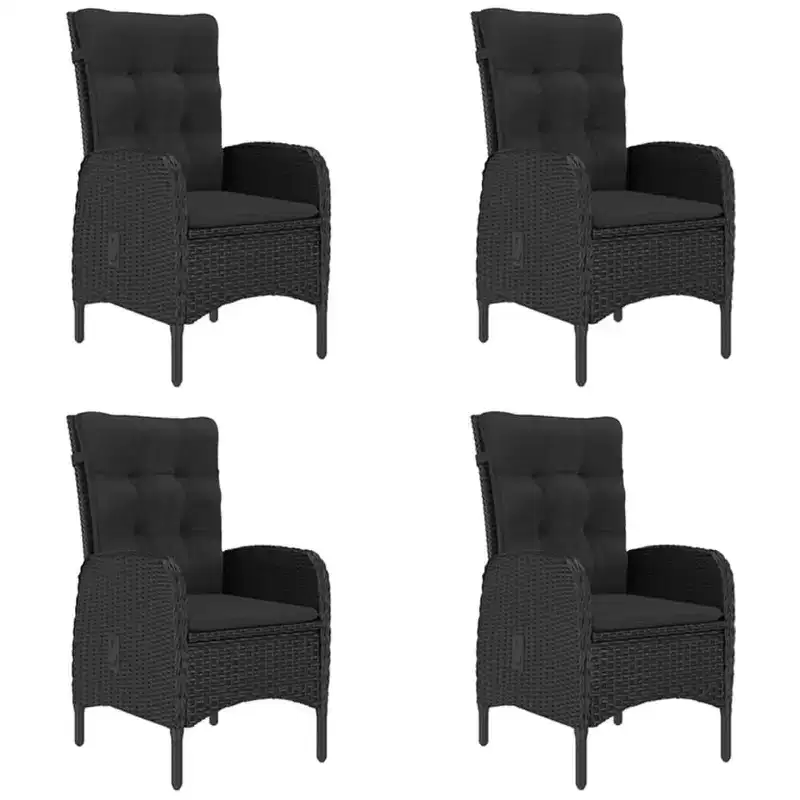 vidaXL Patio Dining Set | Sturdy Acacia Wood & PE Rattan | & Choices