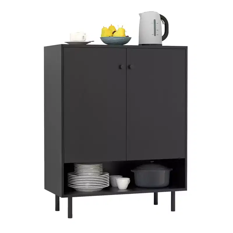 Sideboard Buffet Cabinet -Door Kitchen Storage Cabinet w/ Adjustable Shelf