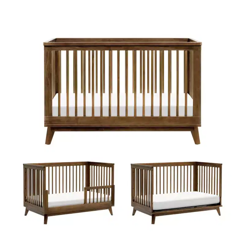 Babyletto Scoot 3-in-1 Convertible Crib with Toddler Bed Conversion Kit