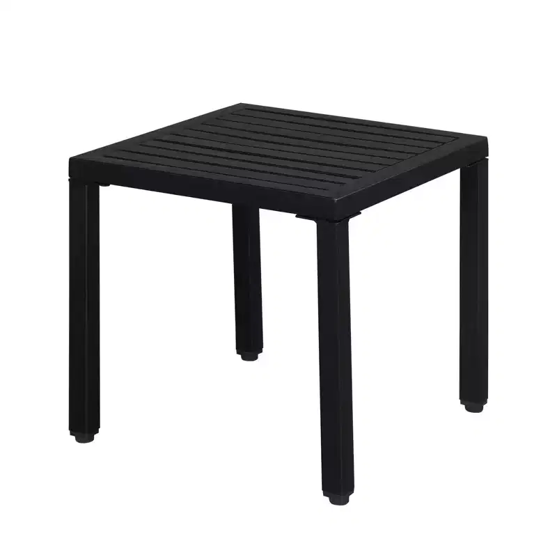 Classic Adirondack Square Side Table - Durable HDPE Composite Outdoor End Table Easy Maintenance & Weather Resistant