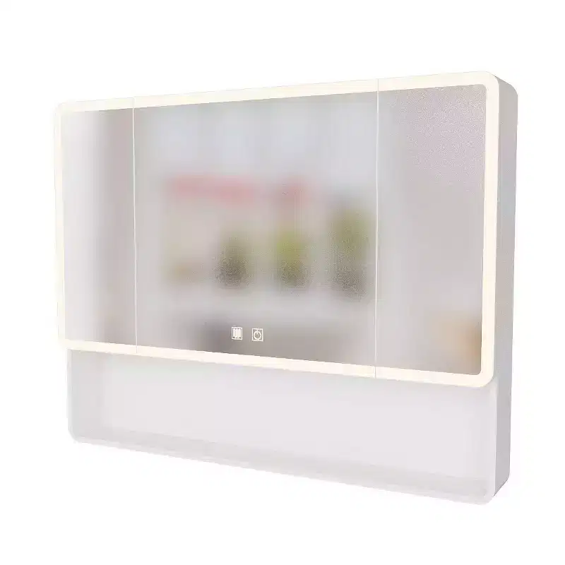 35 in. W x28 in. H Aluminum Medicine Cabinet with Mirror and Light, Anti-fog, Easy to install