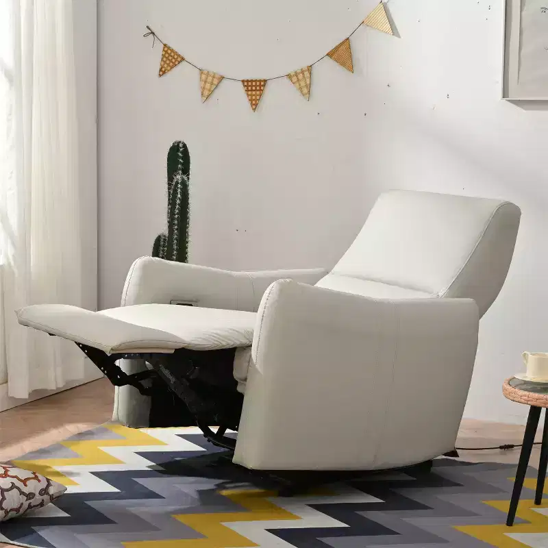 Okak Electric Power Recliner Chair Accent Chair Wall Hugger Recliner with USB Port Recliner Sofa Armchair for Living Room Bedroom