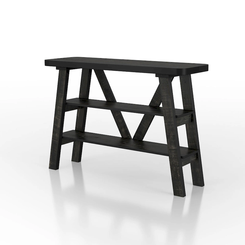 Maison Farmhouse 47-inch 2-Open Shelf Console Table