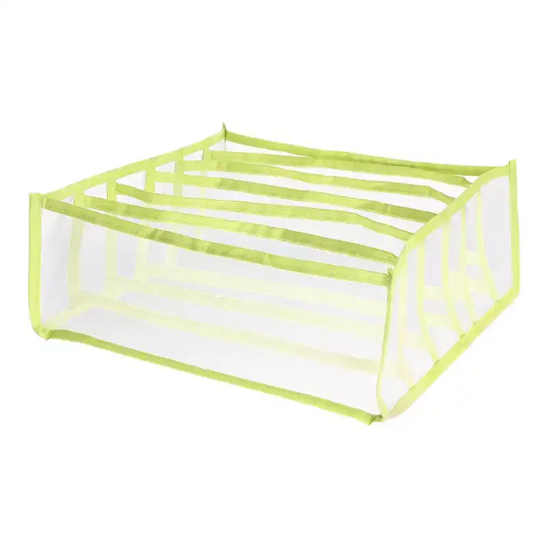 6-Grid Clothes Organizer Compartment Storage Box for Underwear, Jeans