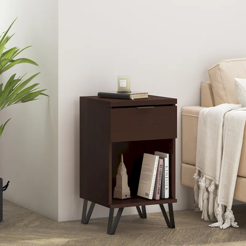 Tall Nightstand with Drawer
