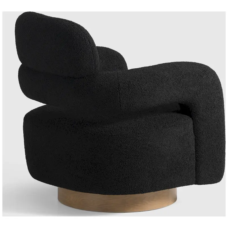Bayville 29 Wide Sherpa Swivel Chair