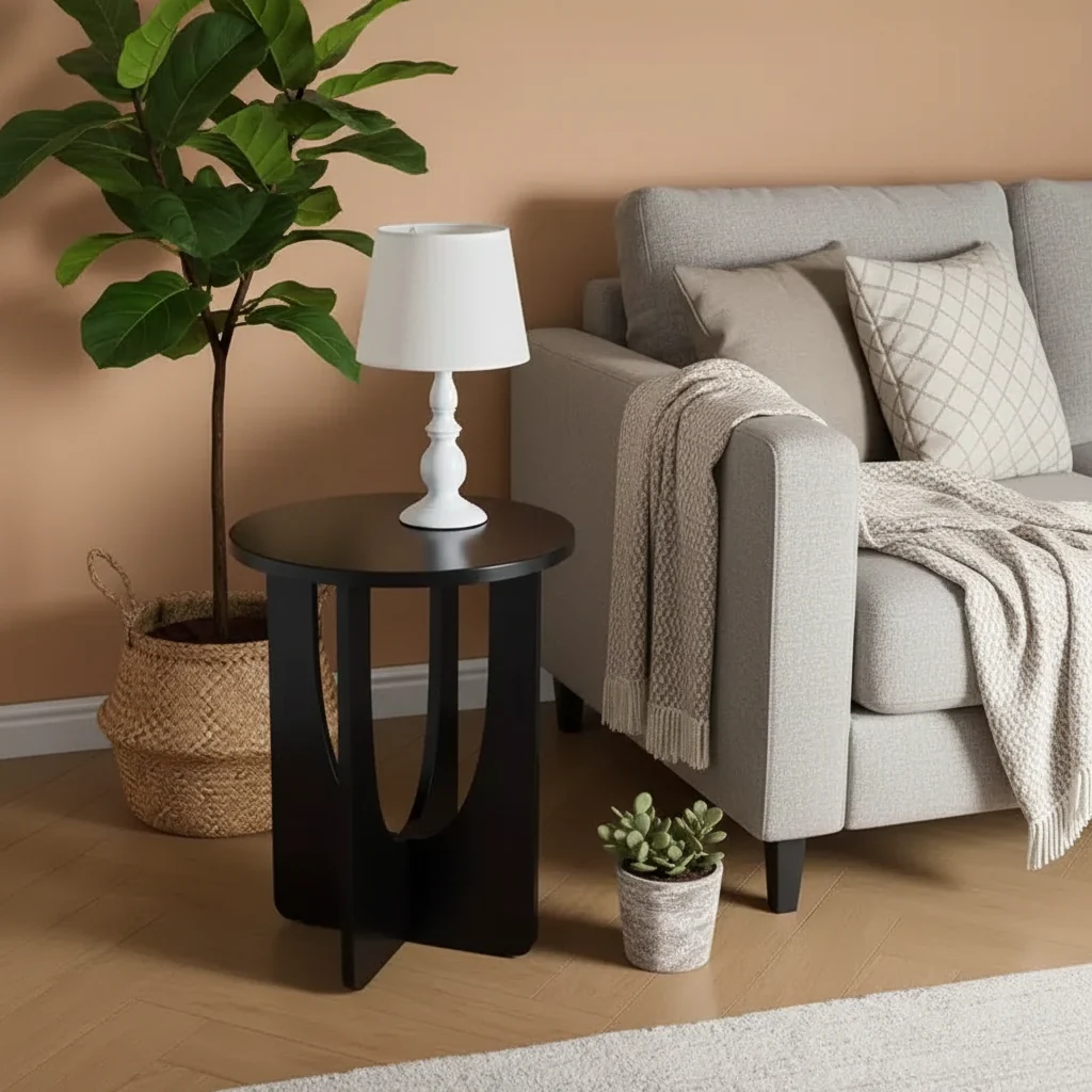 Round Side Table Modern Design