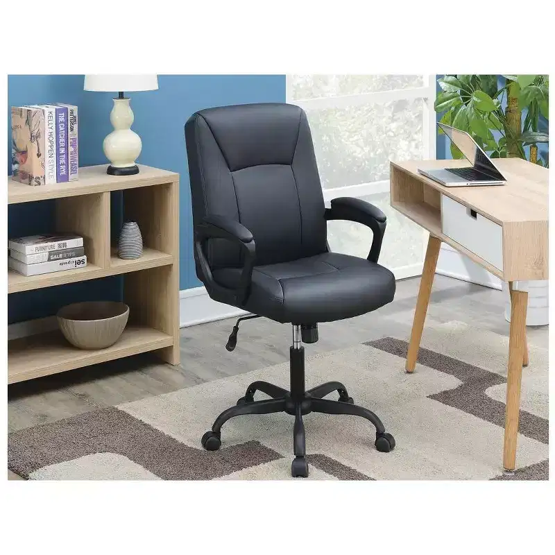 Okak Modern Office Chair, Desk Chair with Adjustable Height and Five Wheels Support, Computer Chair for Office, Home