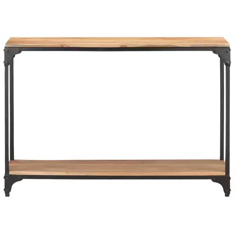 vidaXL Console Table 43.3x11.8x29.5 Solid Acacia Wood