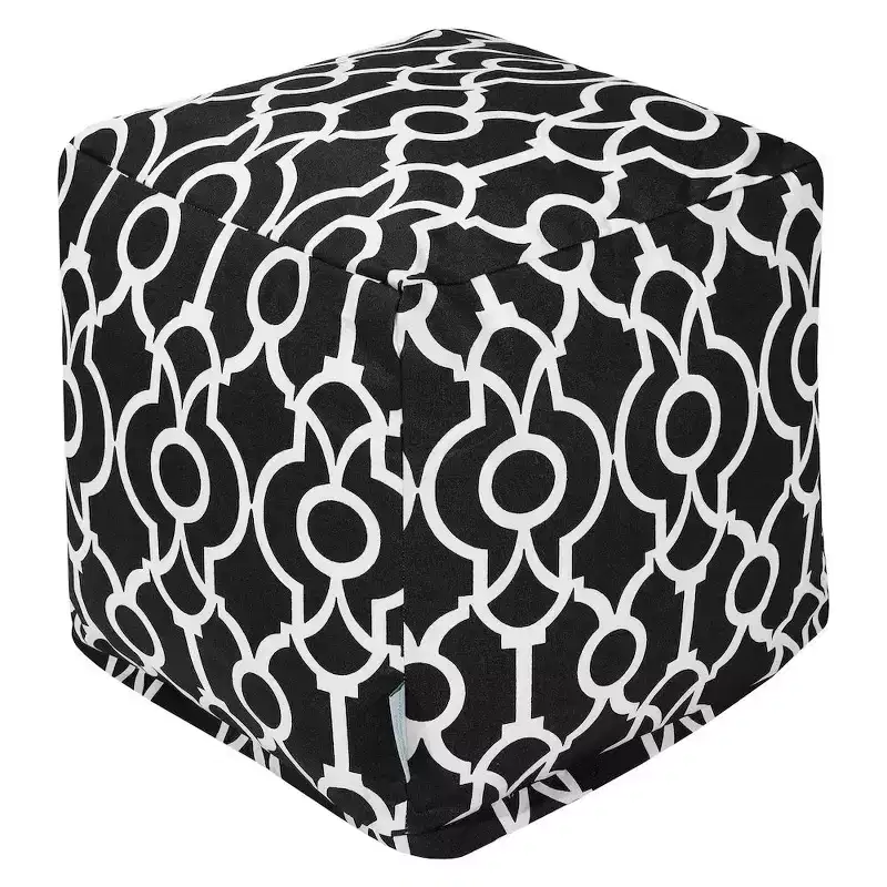 Athens Cube Pouf Ottoman