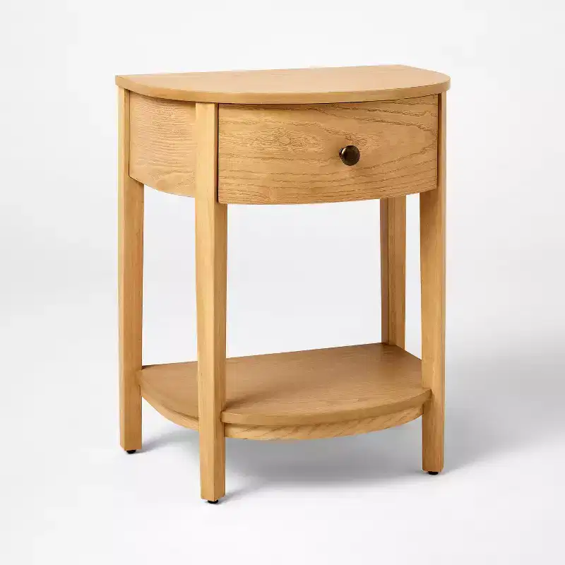 Harriett Nightstand Natural Wood - Threshold designed with Studio McGee