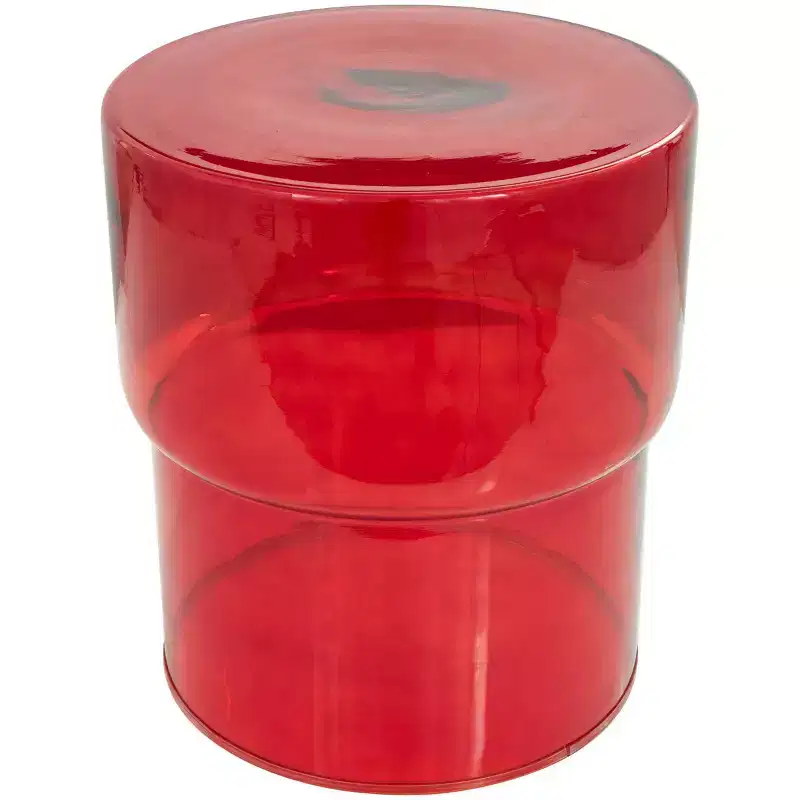 Olivia & May Glass Modern Accent Table