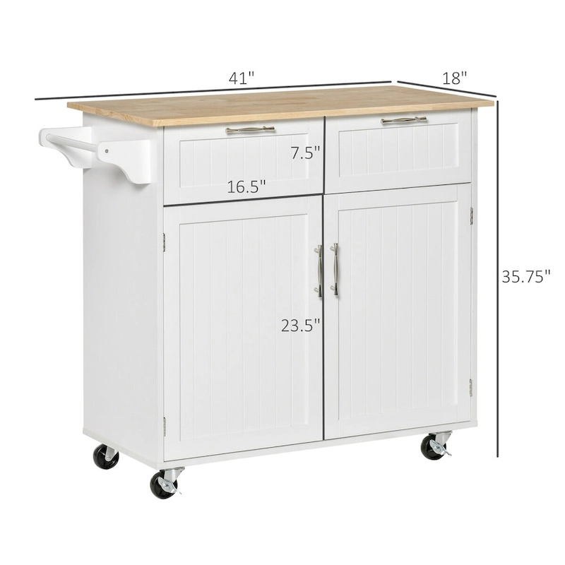 41 Modern Rolling Kitchen Island on Wheels