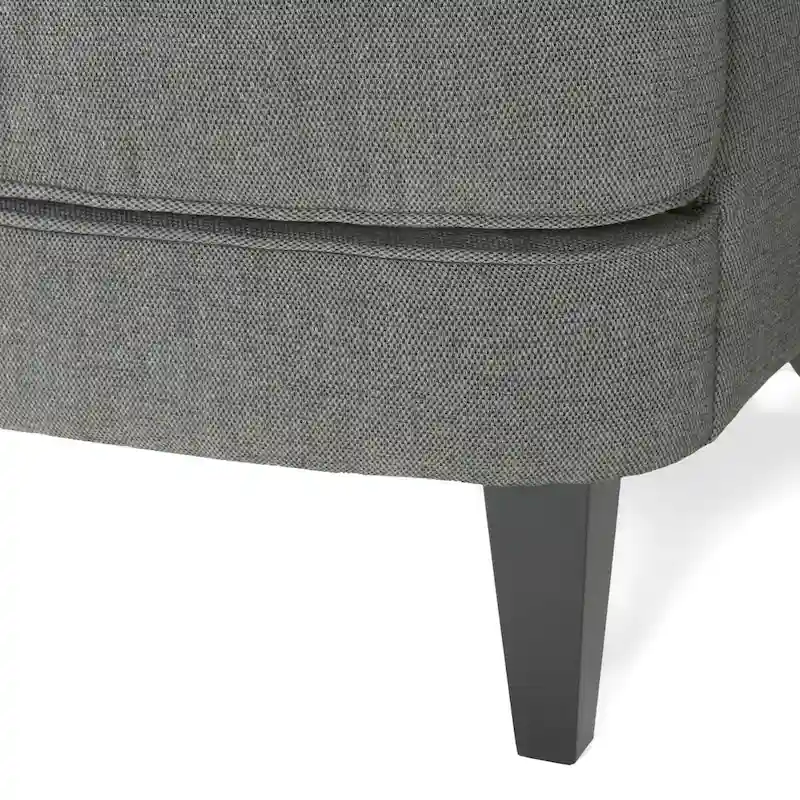 Tafton Tufted Club Chair with Ottoman by Christopher Knight Home