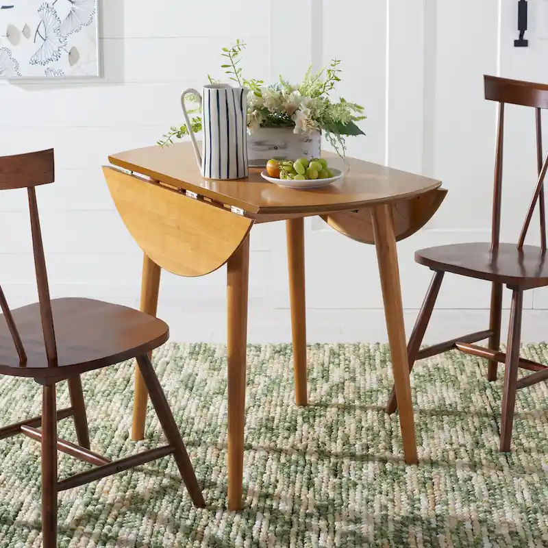 SAFAVIEH Geoff Folding Round Dining Room Table - 35 W x 35 L x 29 H - 35Wx35Dx29H