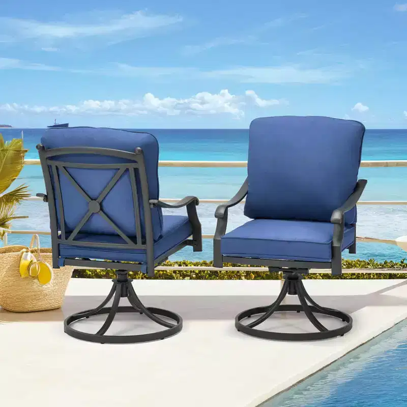 EROMMY Patio Dining Armchair with Cushion