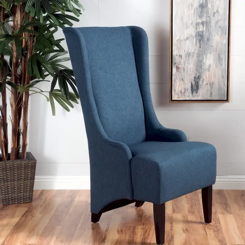 Callie High-back Fabric Dining Chair by Christopher Knight Home - 23.25 L x 28.75 W x 46.25 H