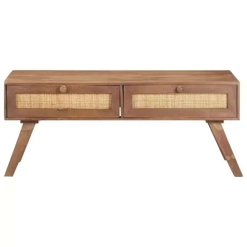 Coffee Table 39.4x23.6x15.7 Solid Mango Wood