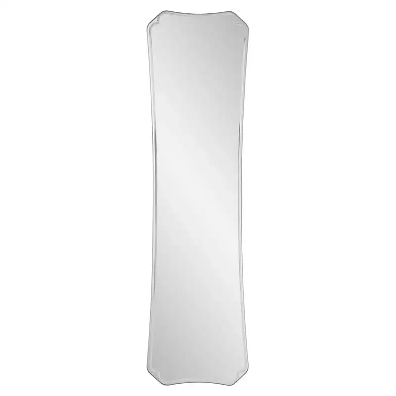 35.5"x35.5" Round iron Framed Boulon Mirror: Modern Style, No Assembly, Wall Mounted