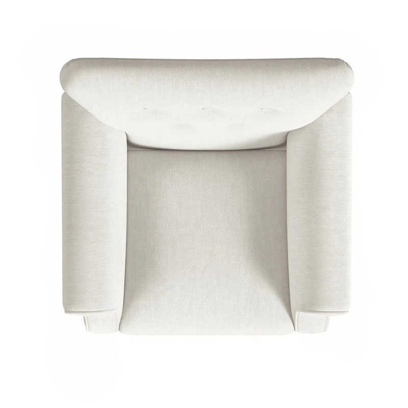 HomePop Rolled Arm Accent Chair